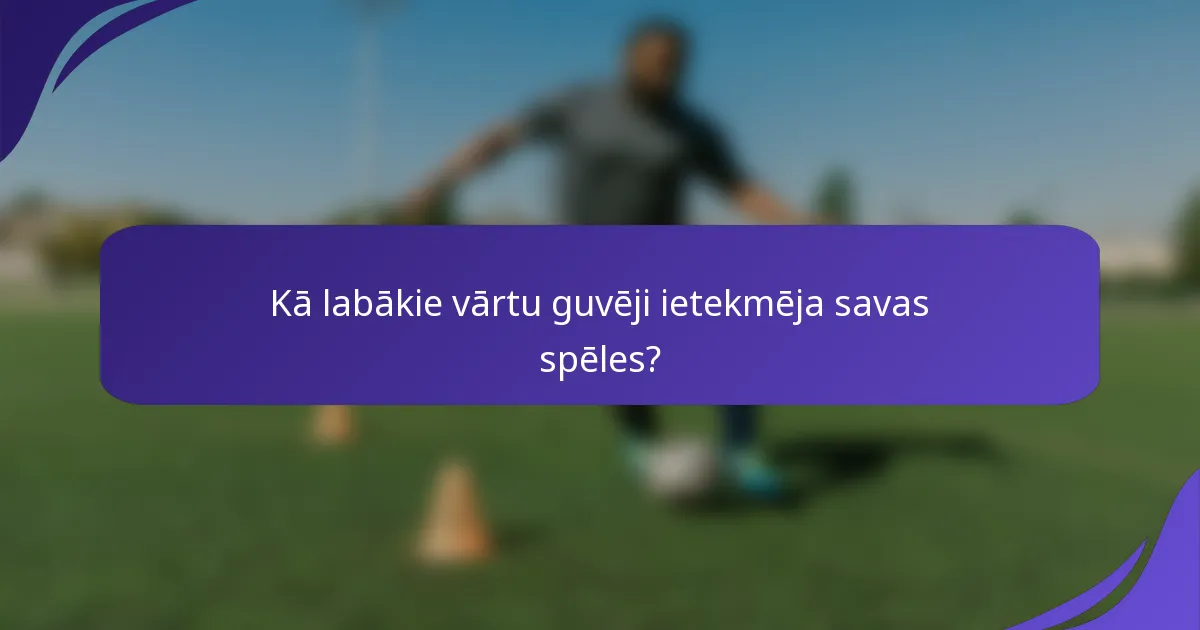 Kā labākie vārtu guvēji ietekmēja savas spēles?